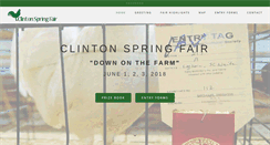 Desktop Screenshot of clintonspringfair.com
